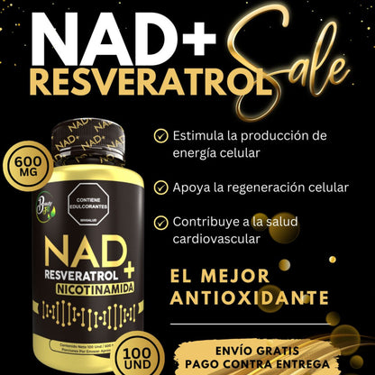 NAD + RESVERATROL PREMIUM | CON INVIMA