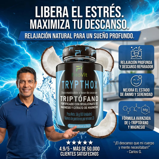FITOVIT® TRIPTÓFANO CON CITRATO Y BISGLICINATO DE MAGNESIO | CON INVIMA
